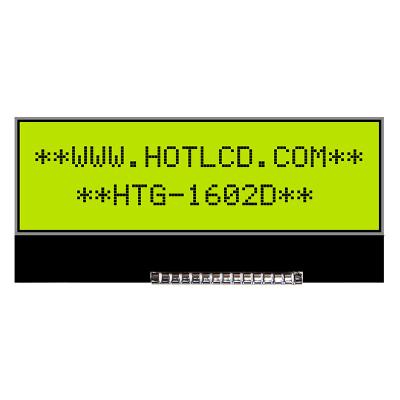 RODA DENTEADA LCD do caráter 2X16 | FSTN+ Gray Display With No Backlight | ST7032I/HTG1602D