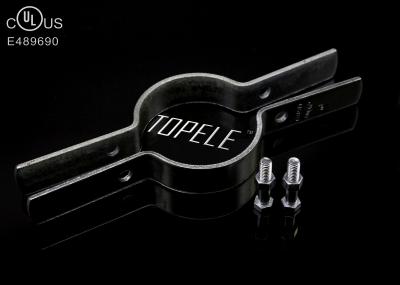 Durable Ul Standard Steel Galvanised Riser Clamp With Bolt , Pipe Holder
