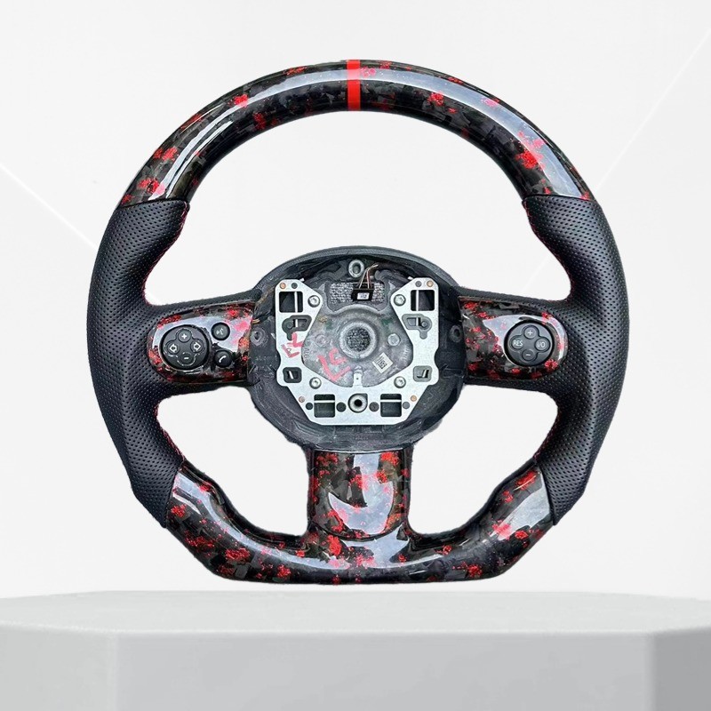 True Carbon Fiber Forged Racing Steering Wheel for BMW Mini Cooper R55/56/60 F55/56