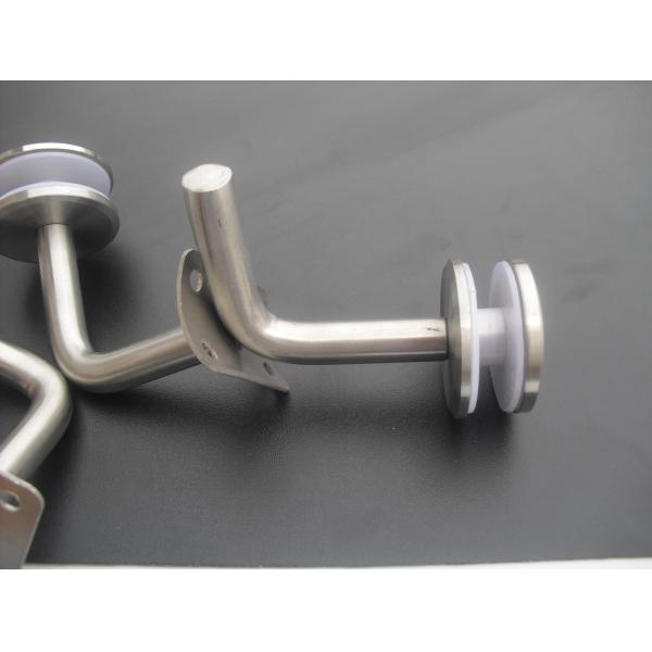 Handrail bracket glass to rail connector RS311, material stainless steel 304, finishing satin mirror