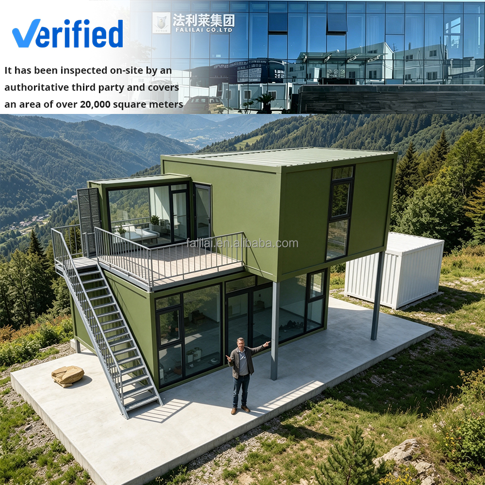 20ft 30ft 40ft Fast Assembly Container Living House Glass Curtain Wall Flat Pack Container Office Prefab Modular Tiny House