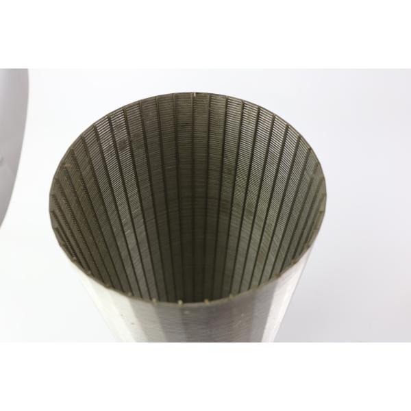 50 микрон размеры слота клин проволока раны экрана трубы из нержавеющей стали фильтр элемент трубы для фильтрации жидкости