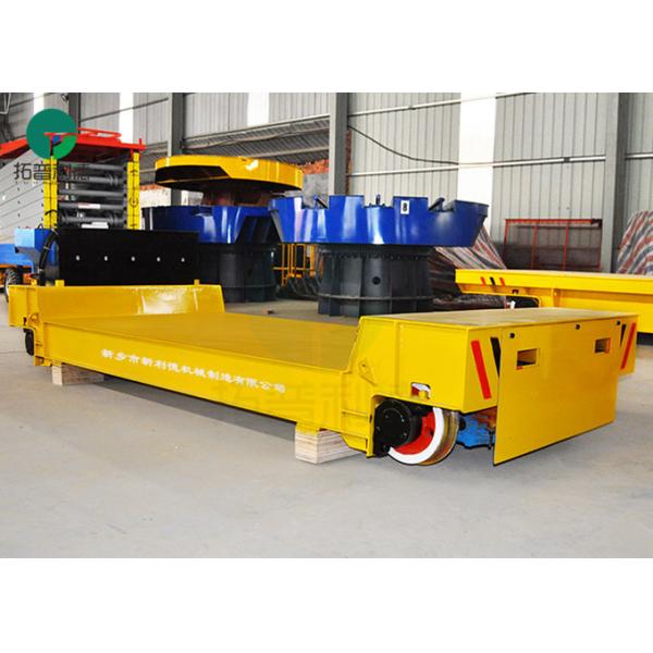 Material handling equipment 15 ton transfer cart battery powered applied in outdoor working site