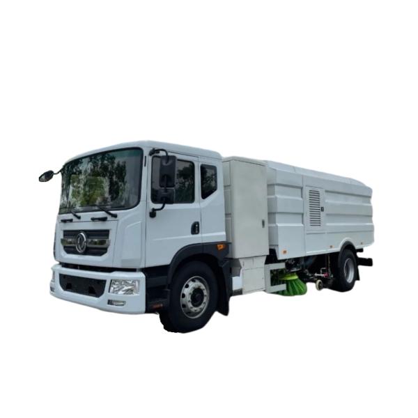 Pure Electric Road Sweeping Vacuum Automatic Dumping Floor Sweeper Truck for Road Floor Maintenance
