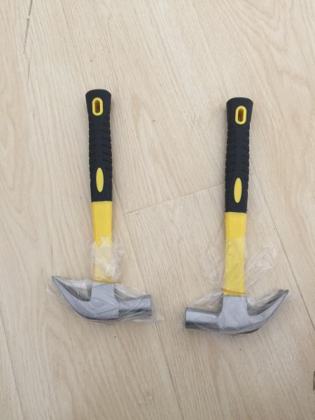Anti Vibration Hardware Hand Tools  , Straight Claw Hammer Carbon Steel Head
