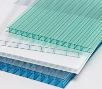 Feuille de serre de feuille de toiture de panneau de polycarbonate creux transparent de 6 mm