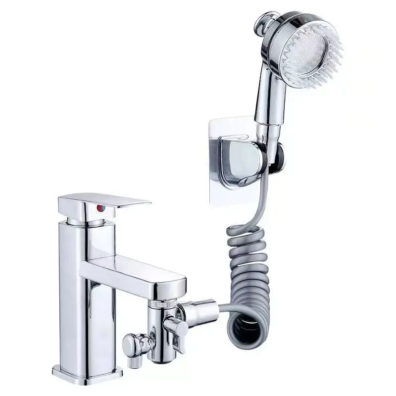 Effortlessly Wash Your Hands with Faucet External Shower Extender and Handheld Filter