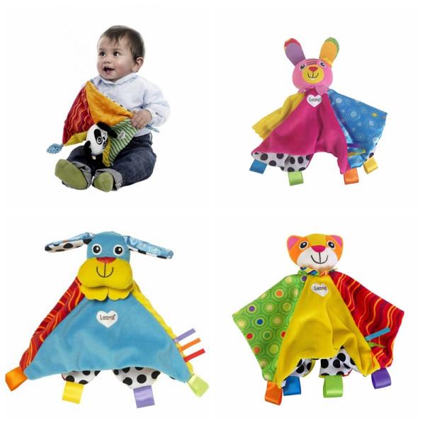 Baby appease animal toy towel gift set