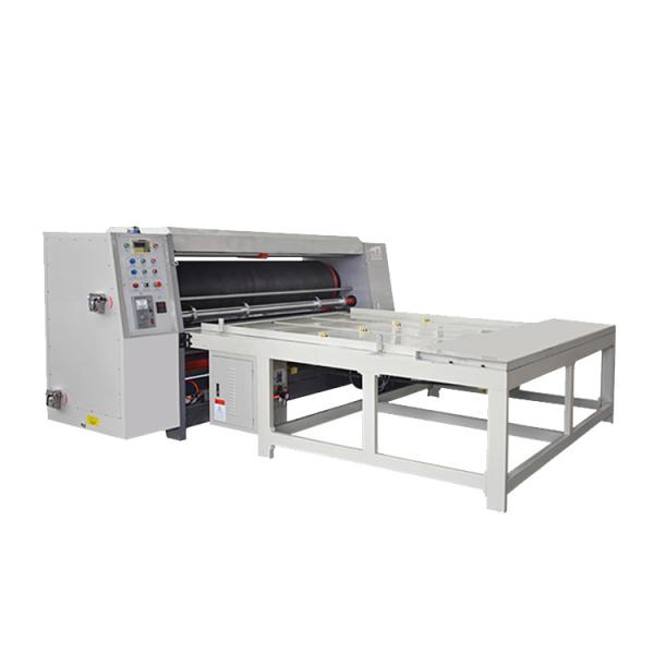 Chain Feeding Industrial Die Cutting Machine Semi Auto Rotary With Slotter Knife