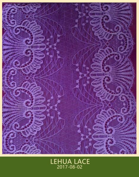 Hot Selling and nice quality Nylon Spandex Stretchy Brazil Lace from China