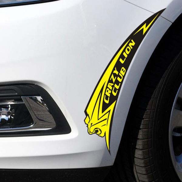 Calor estirável Custom Die Cut Sticker impermeável Transparente Bumper Janela Auto Sticker