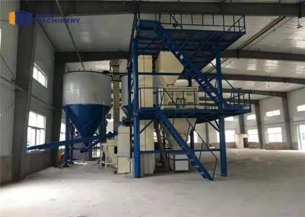 Tile Adhesive Dry Mortar Production Line , Anti Noise Dry Mix Mortar Plant