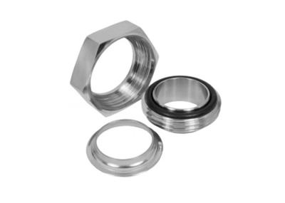 2 Inch Ss Sanitary Fittings RTJ Unions , T304 T316L Stainless Steel Clamp Fittings