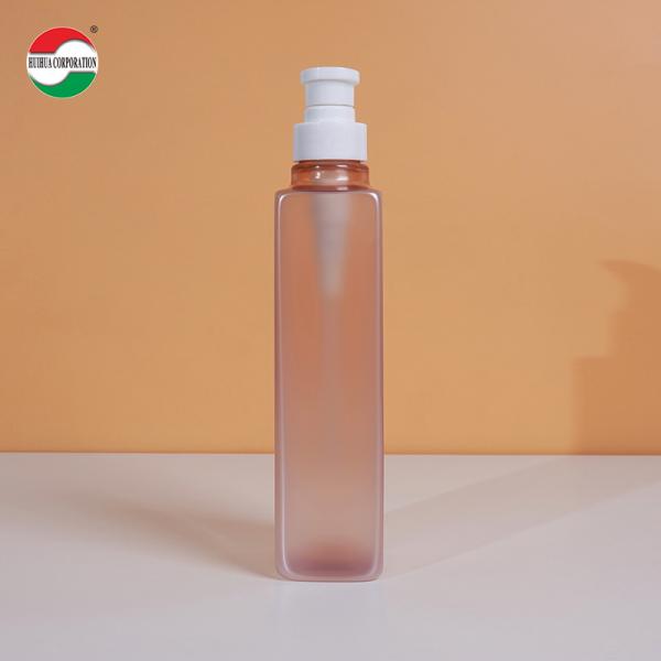Clear PET Jars For Shampoo Shower Gel 500ml Plastic Bottle With Pump Press Lid Customized Service