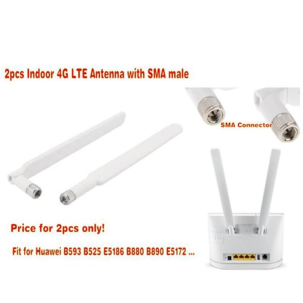 SMA Generic 698MHz to 2700MHz 4G LTE Articulating ABS TPE Dipole Rubber Antenna