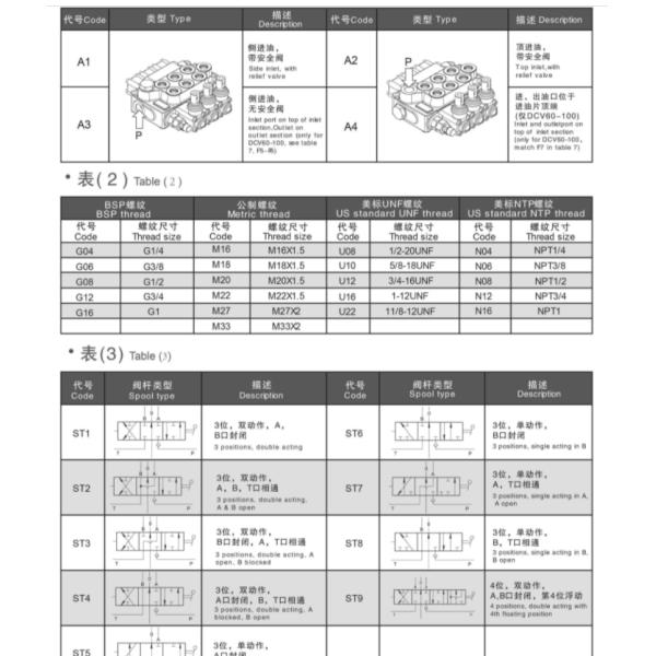 Pièces de réparation agricoles sectionnelles véritables de machine de soupape de commande Dcv200