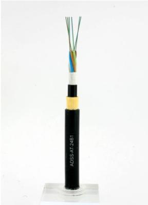 Cabo de fibra óptica ADSS super à prova d'água de modo único revestimento duplo PE bainha para comunicação de longo alcance