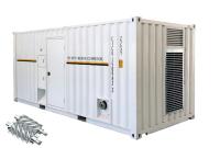 Compresseur d'air à vis containerisé mou de refroidissement à l'air de début