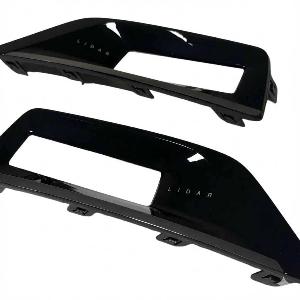 Suitable for Xiaopeng X9 Front Fog Lampshade X9 Fog Lamp Bracket Lampshade Frame Bumper radar Base Bracket Decorative Cover