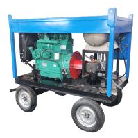 Máquina de limpieza con chorro de agua para eliminar óxido, 500 bar, motor diésel para barcos y aplicaciones marinas