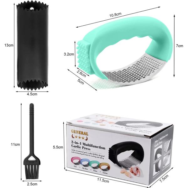 Free Samples Stainless Steel Garlic Mincer Grinder for Sustainable Kitchen Accessories