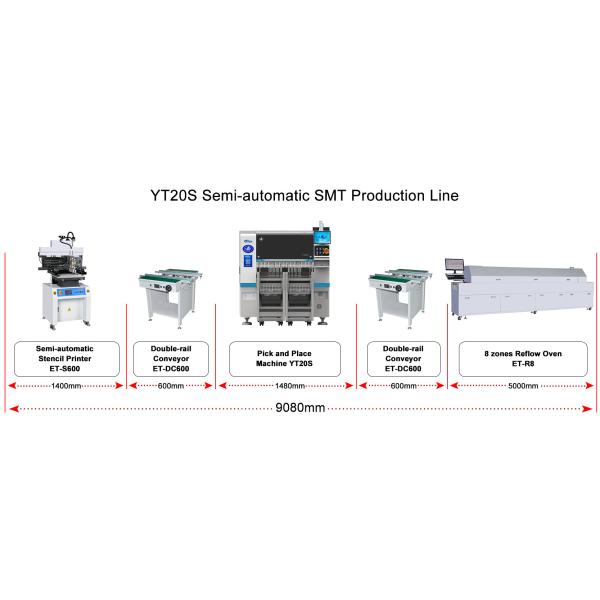 20 Spindles High Speed SMT Pick and Place Machine for Precise Component Placement