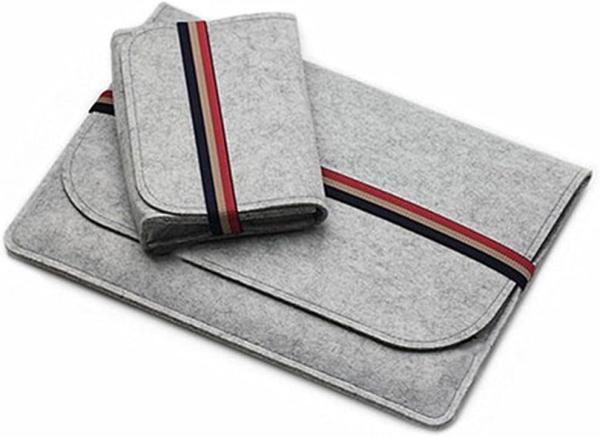 Felt Laptop Bag Protective Light Weight Carrying Envelope Sleeve Case, Compatible With Asus D e l l HP Microsoft Notebook Chromebook Ultrabook, Apple MacBook Air Pro