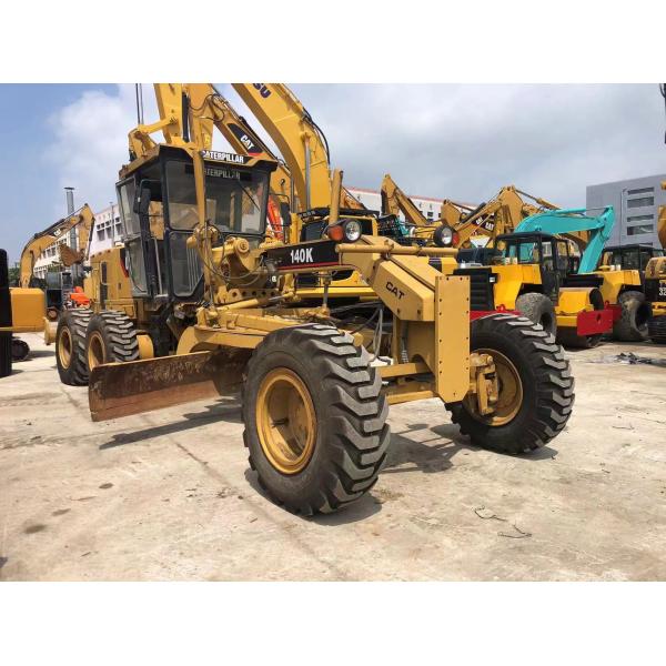 Experience Superior Performance with Japan Used CAT 140K Motor Grader from Huade