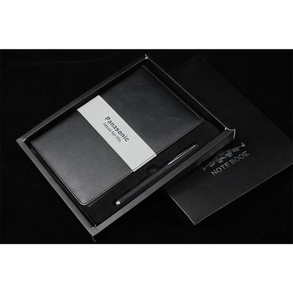 Подарочный комплект твердое покрытие кожи A5 обтянутый дневник писания толстый классический рулевой блокнот с ручкой