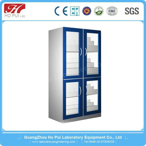16mm MDF Board Biology Lab Furniture Pharmacy Medicine Cabinet All Wood Material