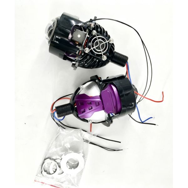 2.5 Inch Bi LED Projector Headlight 60W Dual Beam Ultra Bright 12V High Brightness
