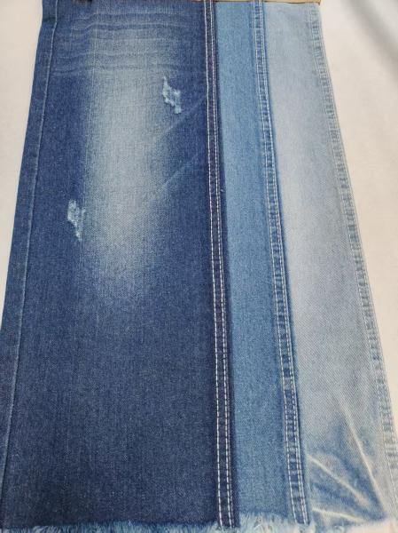 Tejido de mezclilla estilo TWILL de 9oz con ancho completo de 178-180cm para jeans de mujer