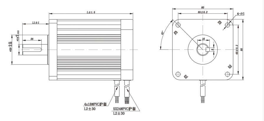 Цвет серебра ВРАЩАЮЩЕГО МОМЕНТА 1.6Kg CNC 80BL100-640 335W 2,4 мотора Dc CNC безщеточные ПИКОВЫЙ