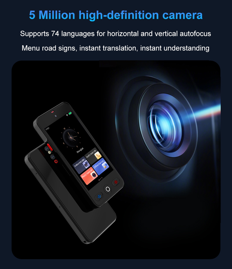 AI Video Call Voice Intelligent Language Translator For Business Tranvel Study