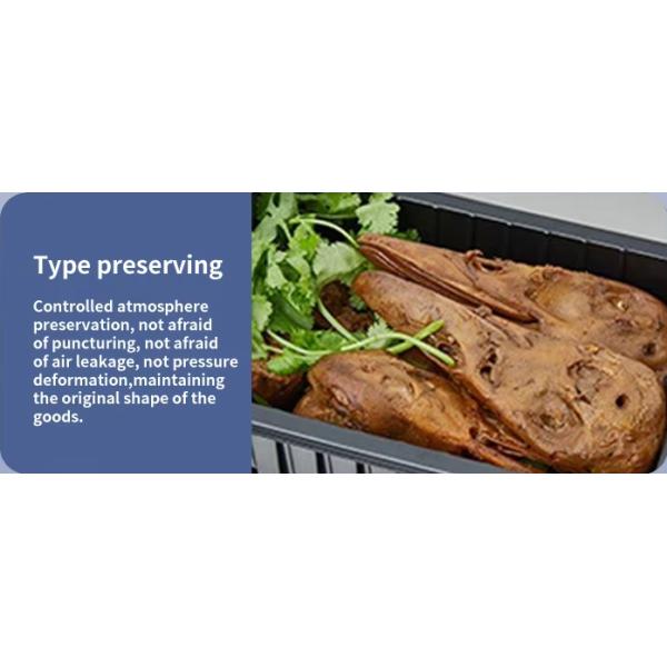 Food Preservation Master Hot Meal Tray Sealing Machine Fast Food Tray Lunch Box Sealing Packaging Machine