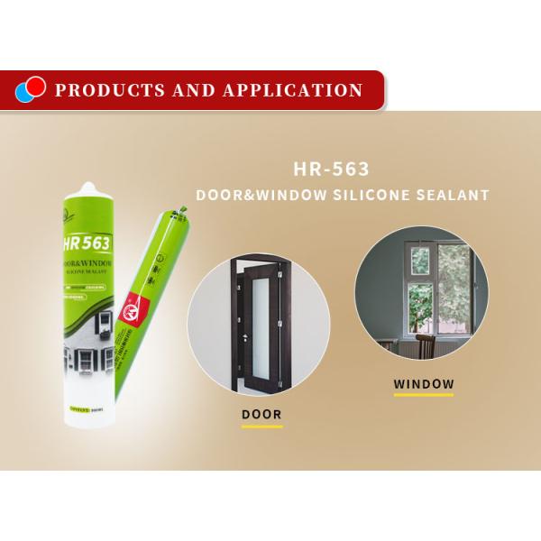 590ml Sausage Silicone Sealant for Industry Transparent Weatherproof Roof and Gutter Metal Leak Proof Silicona Sealant