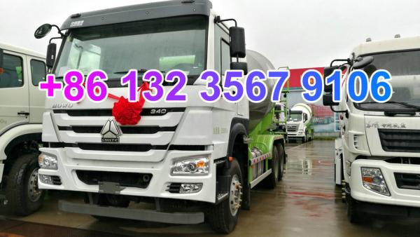 8CBM 9CBM 10 CBM HOWO Chassis 6x4 HJS5256GJBHA Cement Mixer Truck For Vietnam