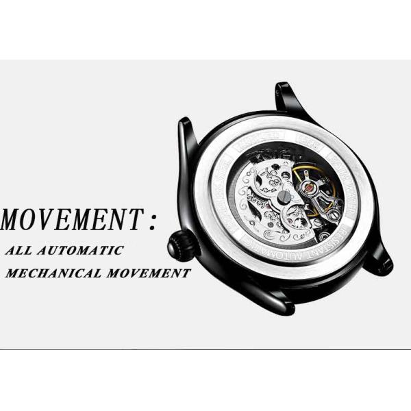 KINYUED good quality tourbillon movement watches men luxury brand automatic mechanical mens watch