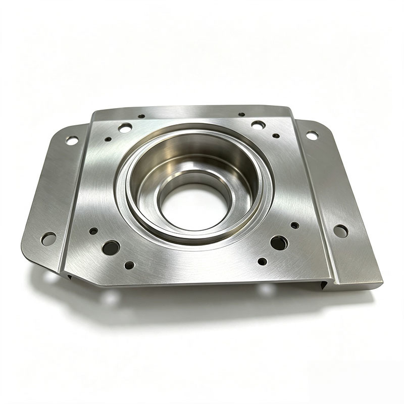 Custom  CNC Milled TC4 Titanium Alloy Corrosion Resistant Bearing Mounting Flange Bracket for Aerospace