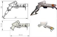 Tête de soudage portative à grande vitesse, pistolet de soudage laser à fibre multifonctionnel