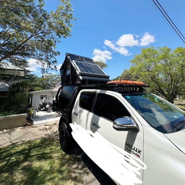 XL 3-4 Person Overland Car Roof Mounted Tent Automotive Rooftop Tent