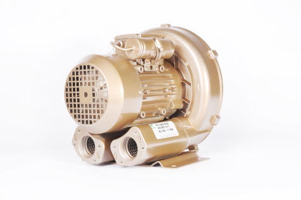 1.3kw Turbo High Pressure Ring Blower , Regenerative Vacuum Pump Single Phase
