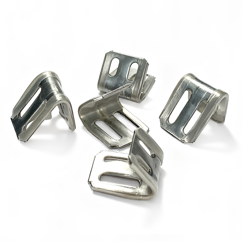Customizable 4-Hole Sofa Spring Clip Half-Set Rubber-Coated Spring Furniture Hardware Connector for Sofa