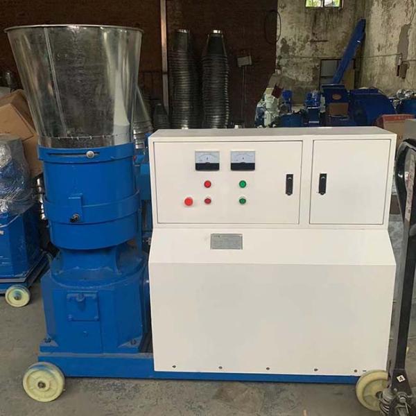 Biomass Wood Granulator Machine Flat Die Straw Wood Pellet Mill Line