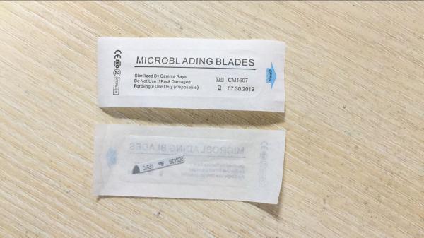 Inclinação semi permanente do branco da composição 0.25mm/lâmina flexível da curva para Microblading e Hairstroking