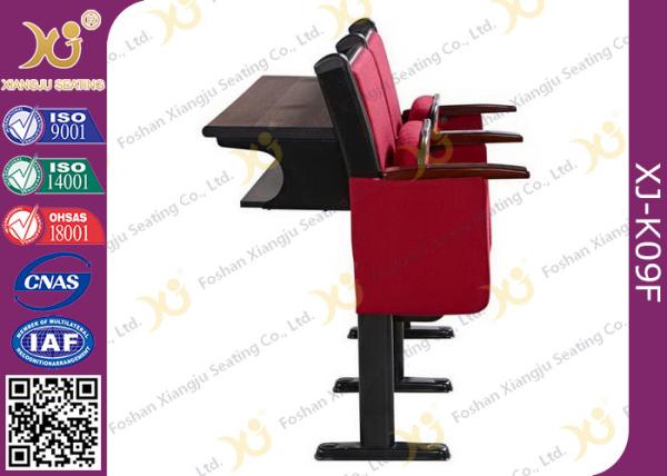 Steel Leg Center Distance 520 mm High School Classroom Furniture Lecture Hall Chair
