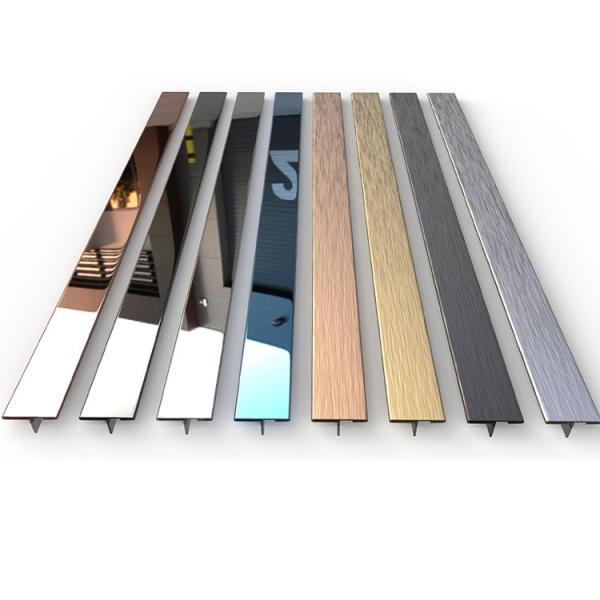 Wall Edge Metal 304 Stainless Steel Trim For Ceramic Protection