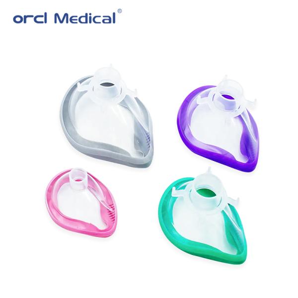 Masque d'anesthésie pédiatrique facile à utiliser à l'hôpital pour petits patients avec conception à ajustement rapide Prix de gros d'usine