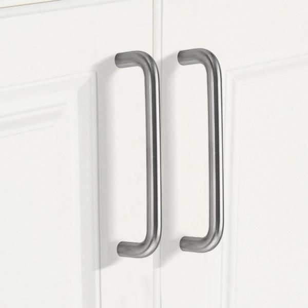 Aluminum Alloy Stainless Steel Lever Handle Hardware for Modern Furniture, Wardrobe