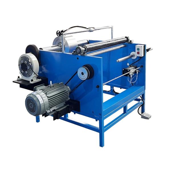 Capacidade de carga de 350 KG Rewinders de rolos de filme de alongamento manual com corte de folha de alumínio
